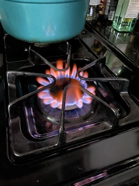 propane stove flame
